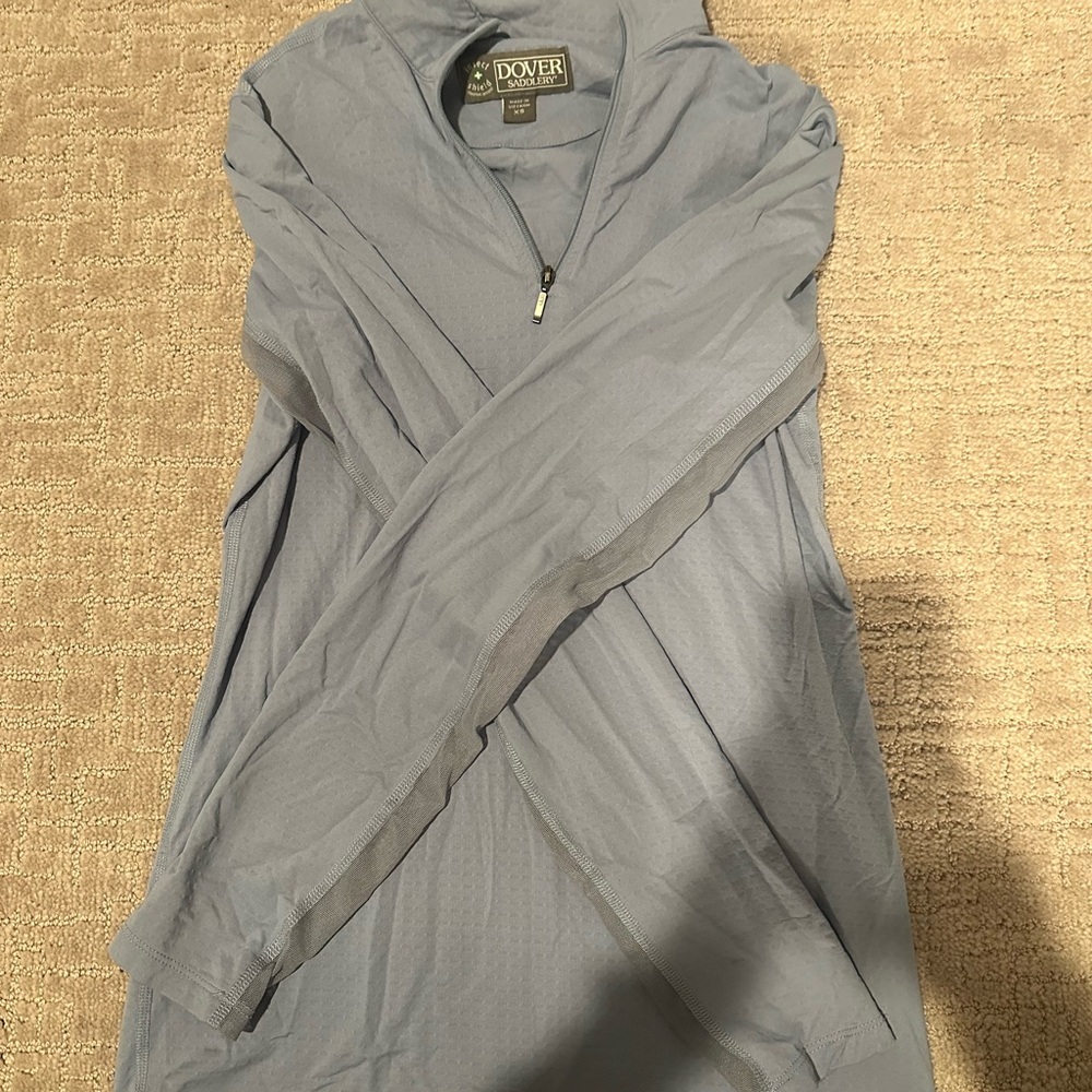 Dover Baby Blue Long Sleeve Quarter Zip
